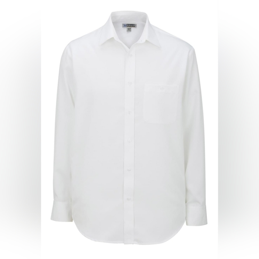 Edwards 1292 MENS BATISTE DRESS SHIRT SZ SMALL